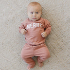 Merry Organic Cotton 2pc Jogger Set *3-6 & 6-12 months left
