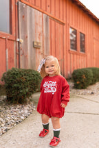 Santa Baby Sweatshirt Romper