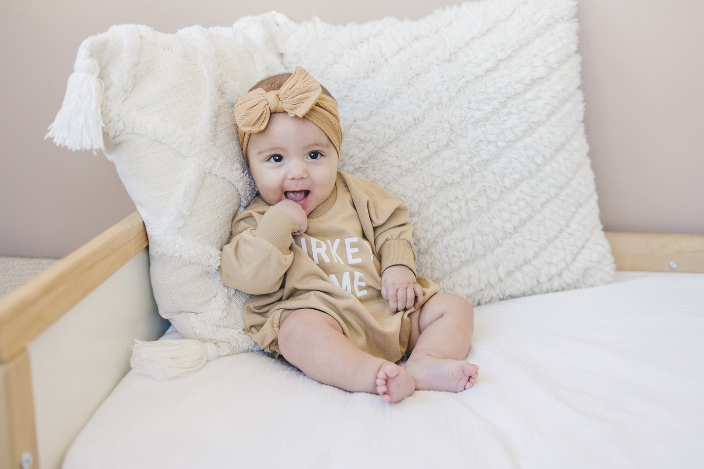 Turkey Time Sweatshirt Romper  - more colors