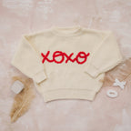 XOXO Hand Embroidered Sweater Top