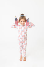 American Flag Two-Piece Long Set