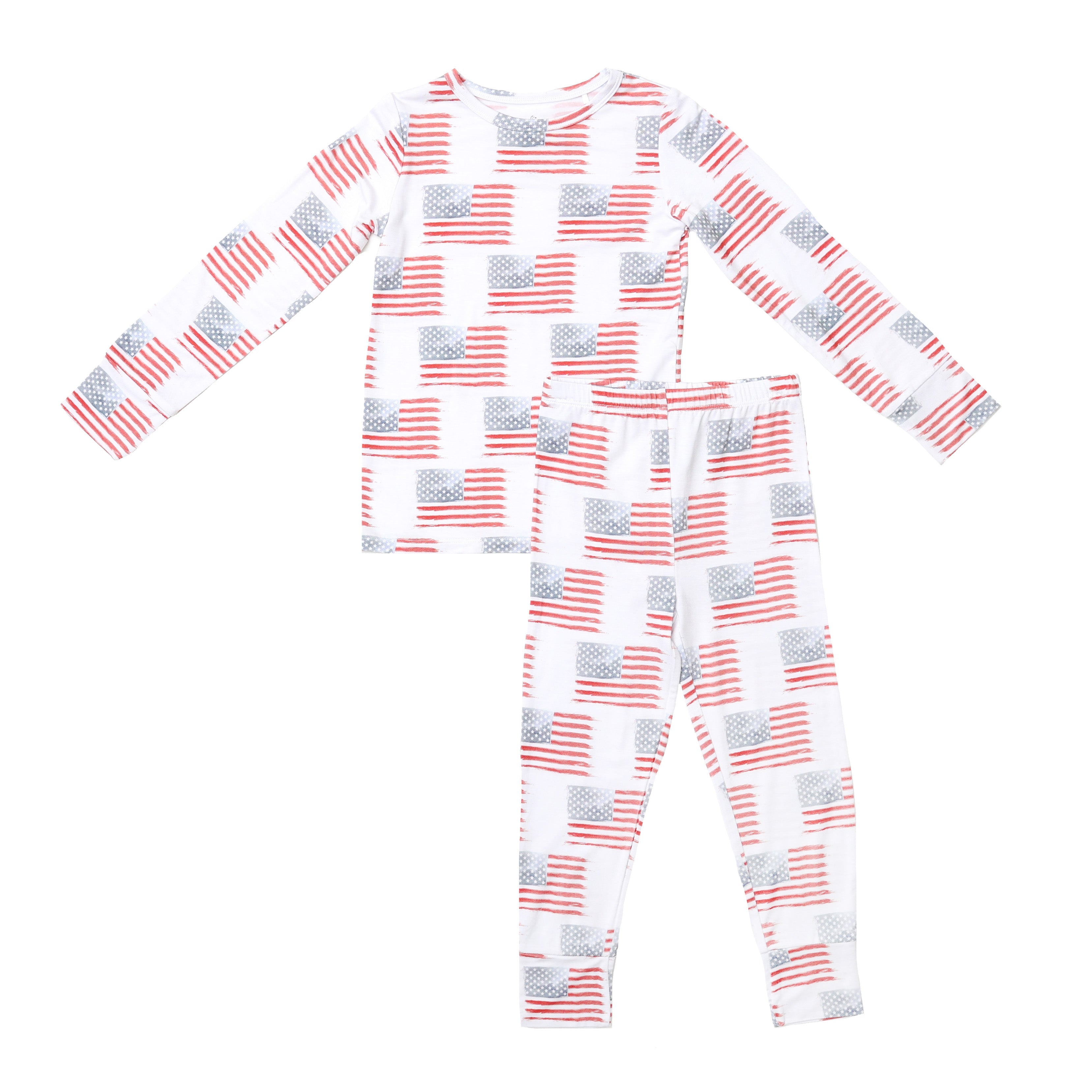 American Flag Two-Piece Long Set