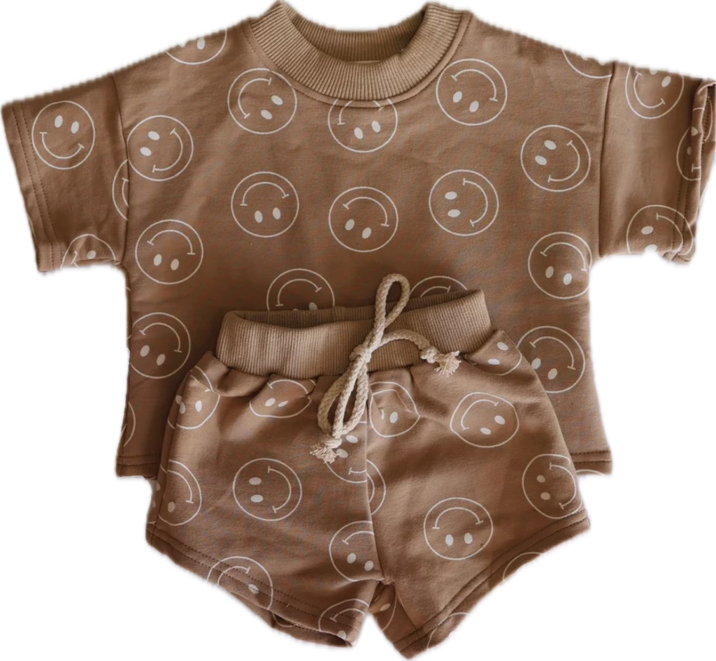 Short Set | Just Smile Tan