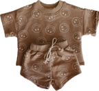 Short Set | Just Smile Tan