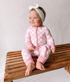 BUBBLEGUM CHECKERS DREAM ZIPPER ROMPER