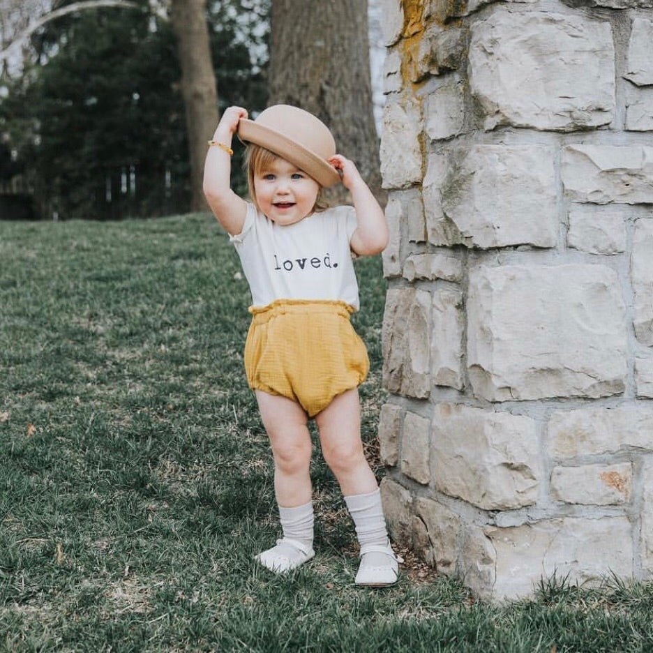 Loved. Organic Cotton Kids Tshirt Short Sleeve