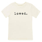 Loved. Organic Cotton Kids Tshirt Short Sleeve