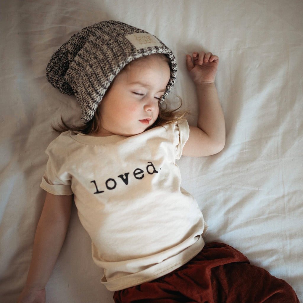 Loved. Organic Cotton Kids Tshirt Short Sleeve