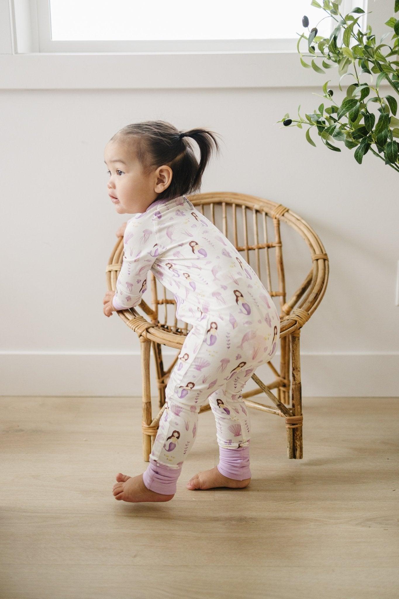 Mia's Mermaids Bamboo Zippy Zipper Romper