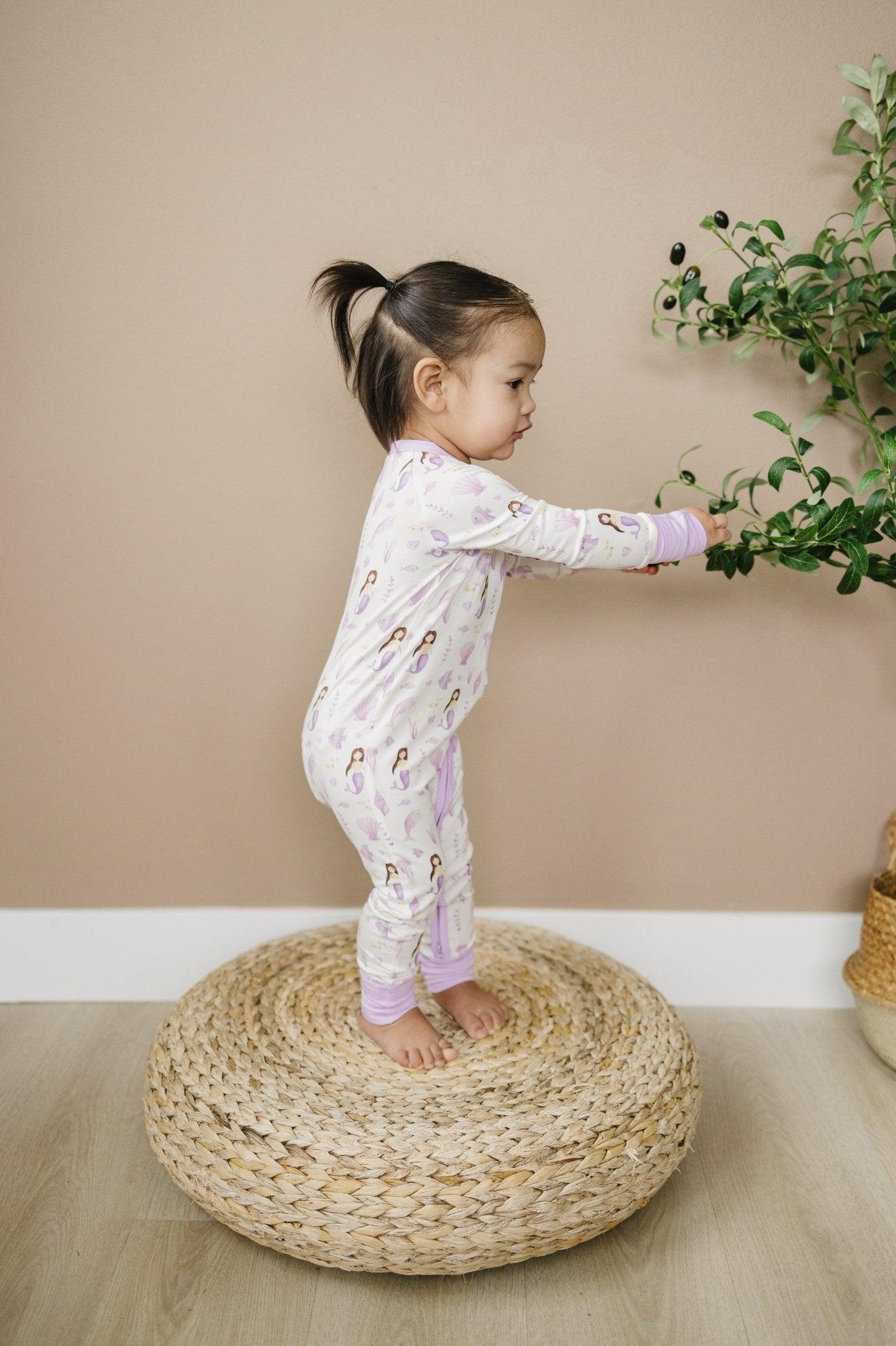 Mia's Mermaids Bamboo Zippy Zipper Romper