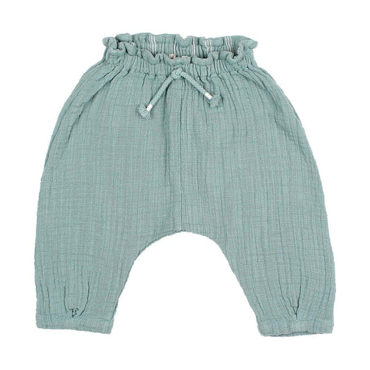 Baby Muslin Pants - Sea Pine