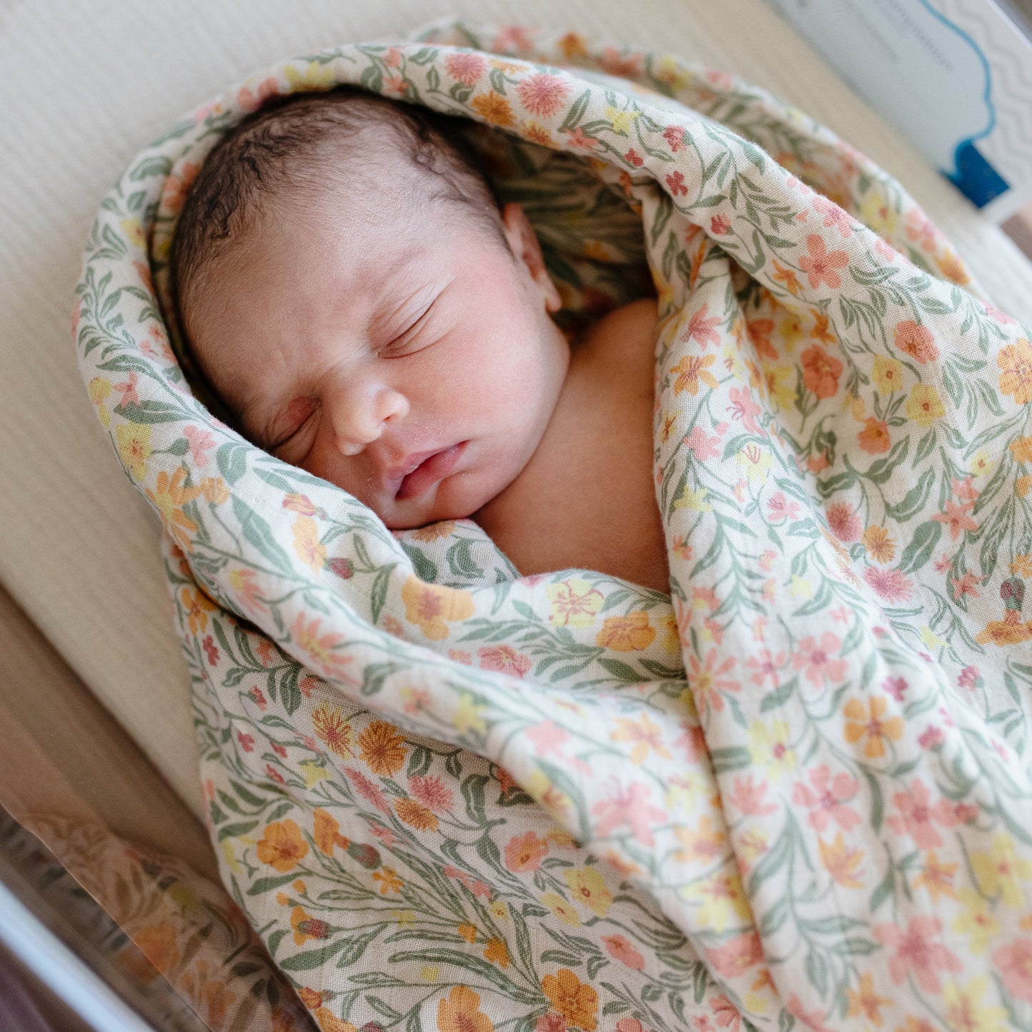 Organic Cotton Muslin Swaddle Blanket