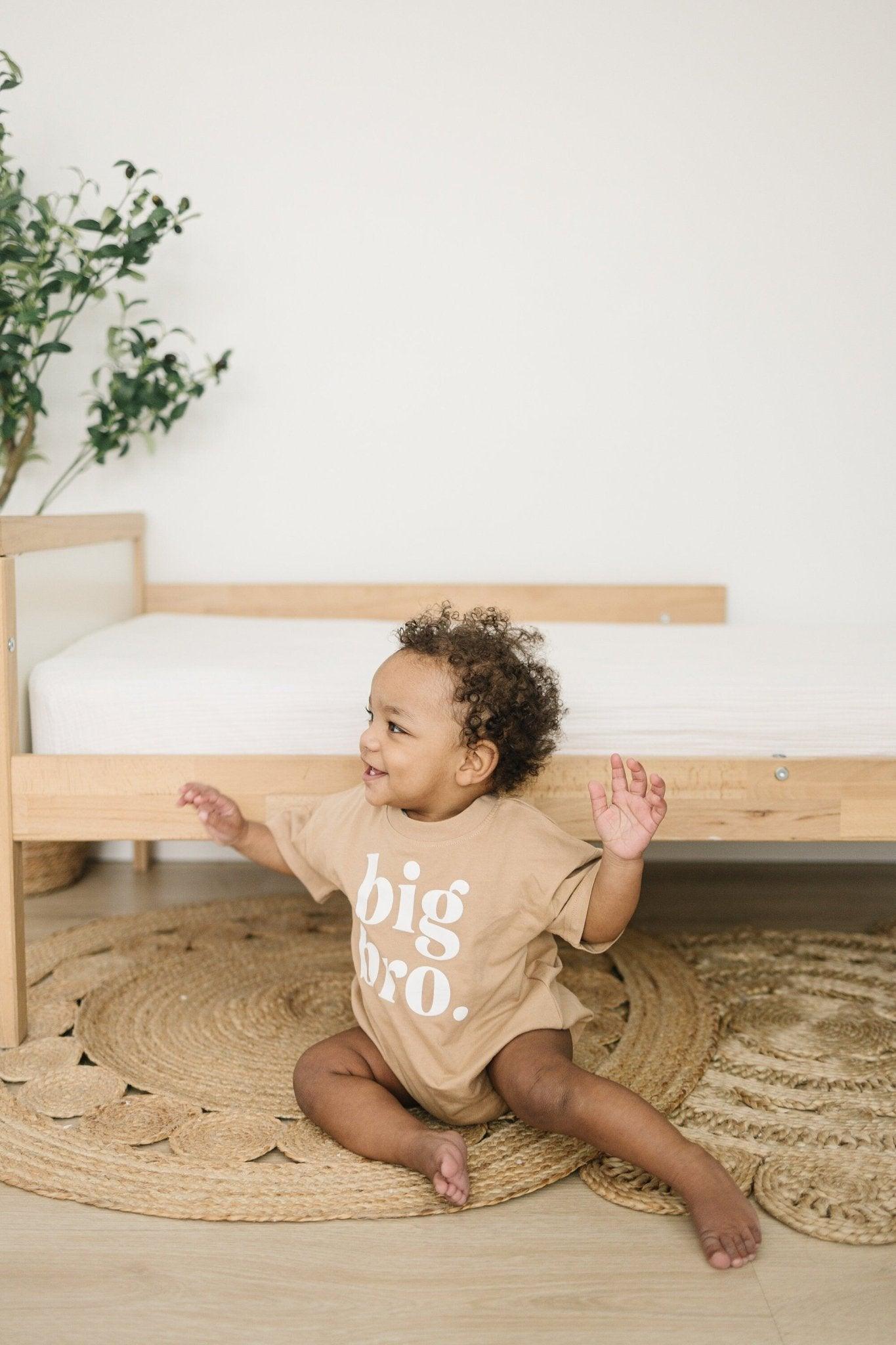 Organic Cotton Big Bro T-Shirt Romper