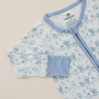 Pedal Around Bamboo Zippy Floral Zipper Romper