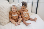 Pumpkin Sweatshirt Romper - Cream or Orange