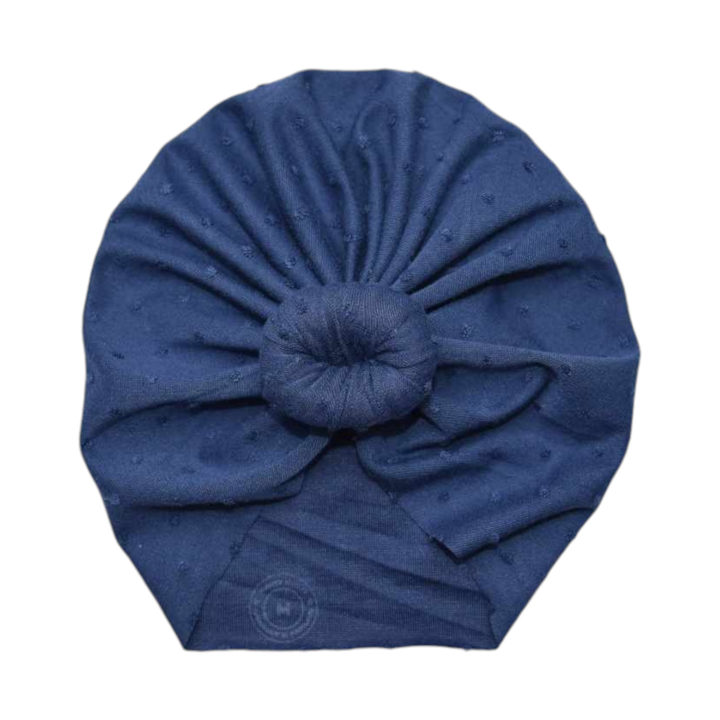 Reyna | Navy | Shabby Swiss Dot Headwrap