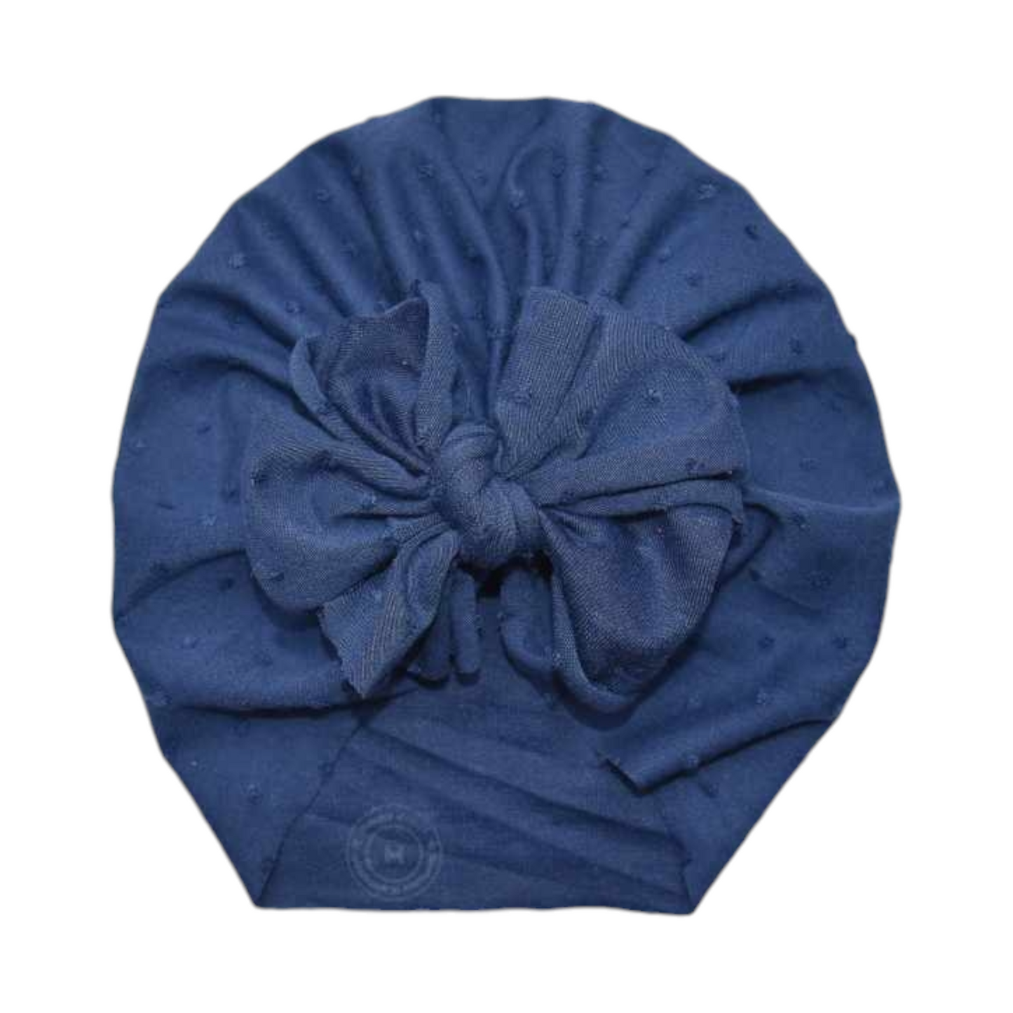 Reyna | Navy | Shabby Swiss Dot Headwrap