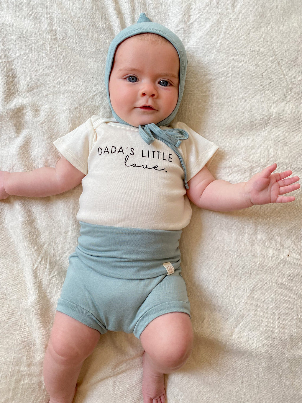 Dada's Little Love Organic Cotton Baby Bodysuit Short Sleeve