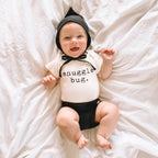 SIZE 5T | Fold Over Bloomers | Black | Bamboo