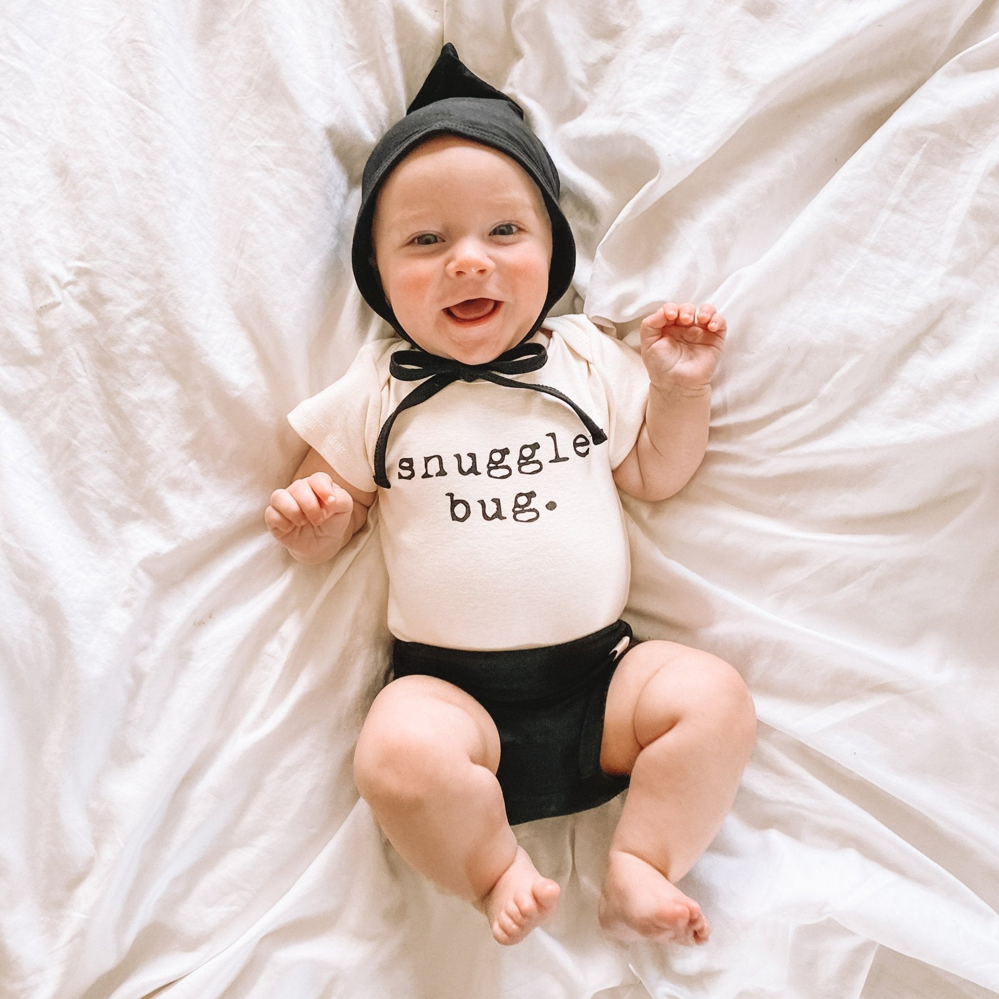 SIZE 5T | Fold Over Bloomers | Black | Bamboo