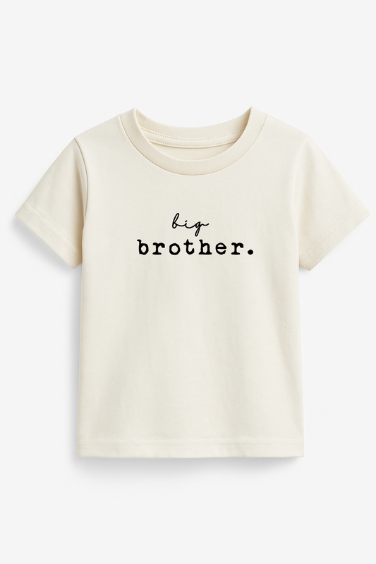 Big Brother Organic Cotton Short Sleeve Toddler T-Shirt