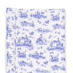 Toile de Jouy Stroller Bamboo Blanket