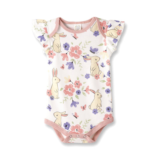 Easter Garden Bodysuit Floral Romper