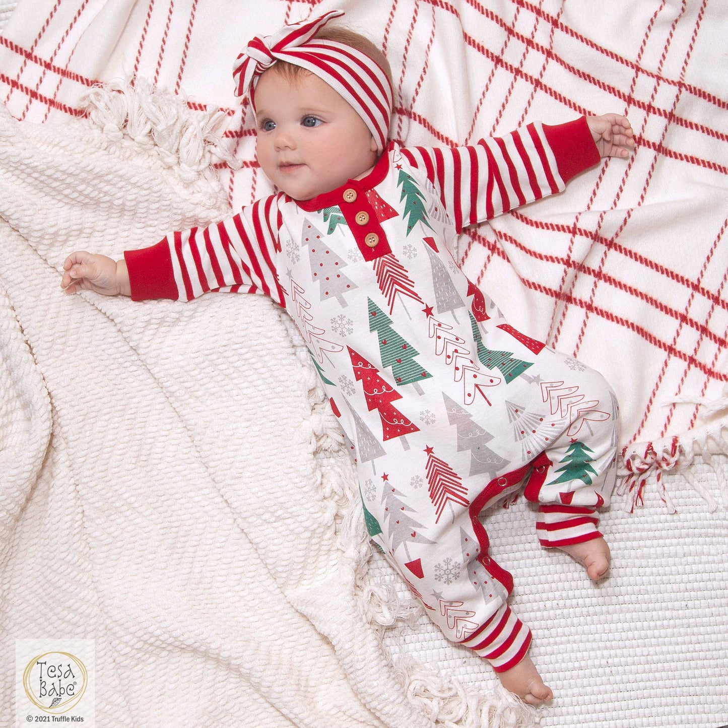 Christmas Tree Bamboo Romper