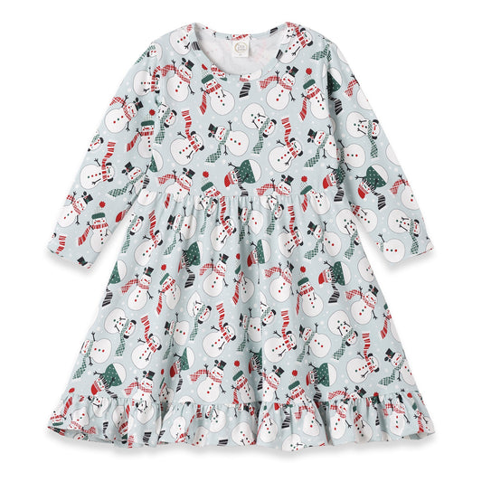 Frosty Bamboo Twirl Dress