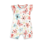 Butterflies & Blooms Bubble Floral Romper