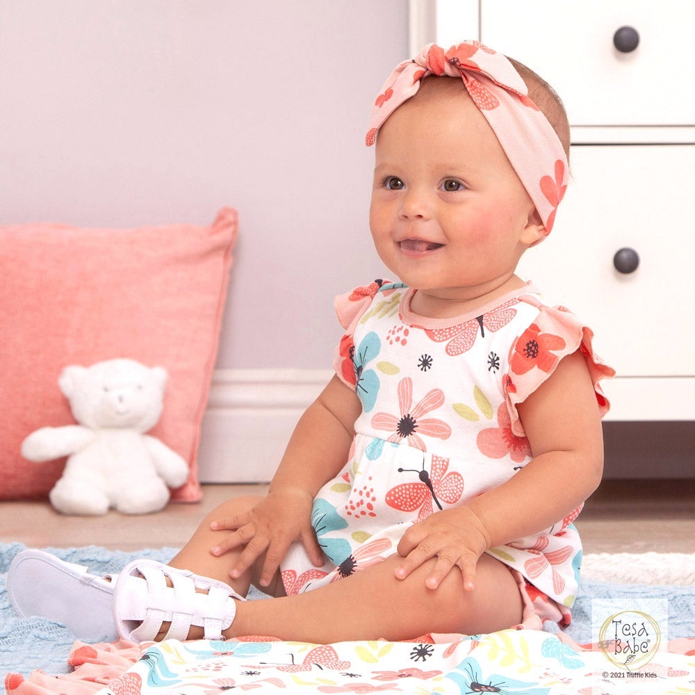 Butterflies & Blooms Top & Shorts Floral Set