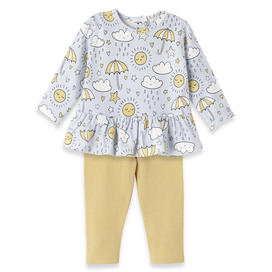 Sunny Splash Top & Leggings Set