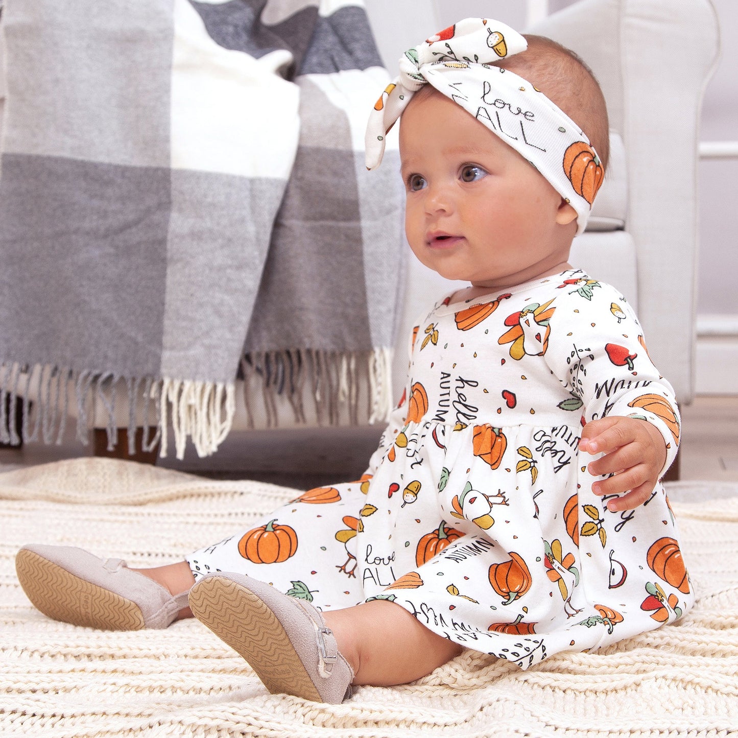 Pumpkin Harvest Thanksgiving Dress