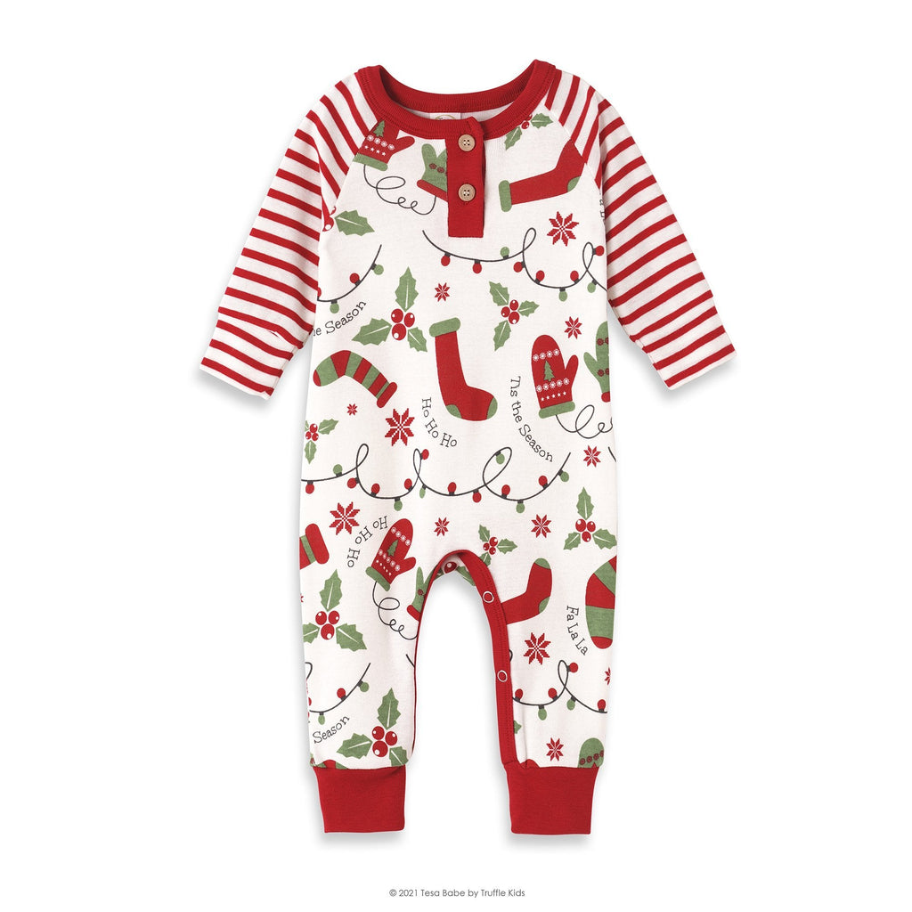 Tis The Season Henley Bamboo Romper