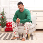 Christmas Santa Bamboo Adult Pajama Pants