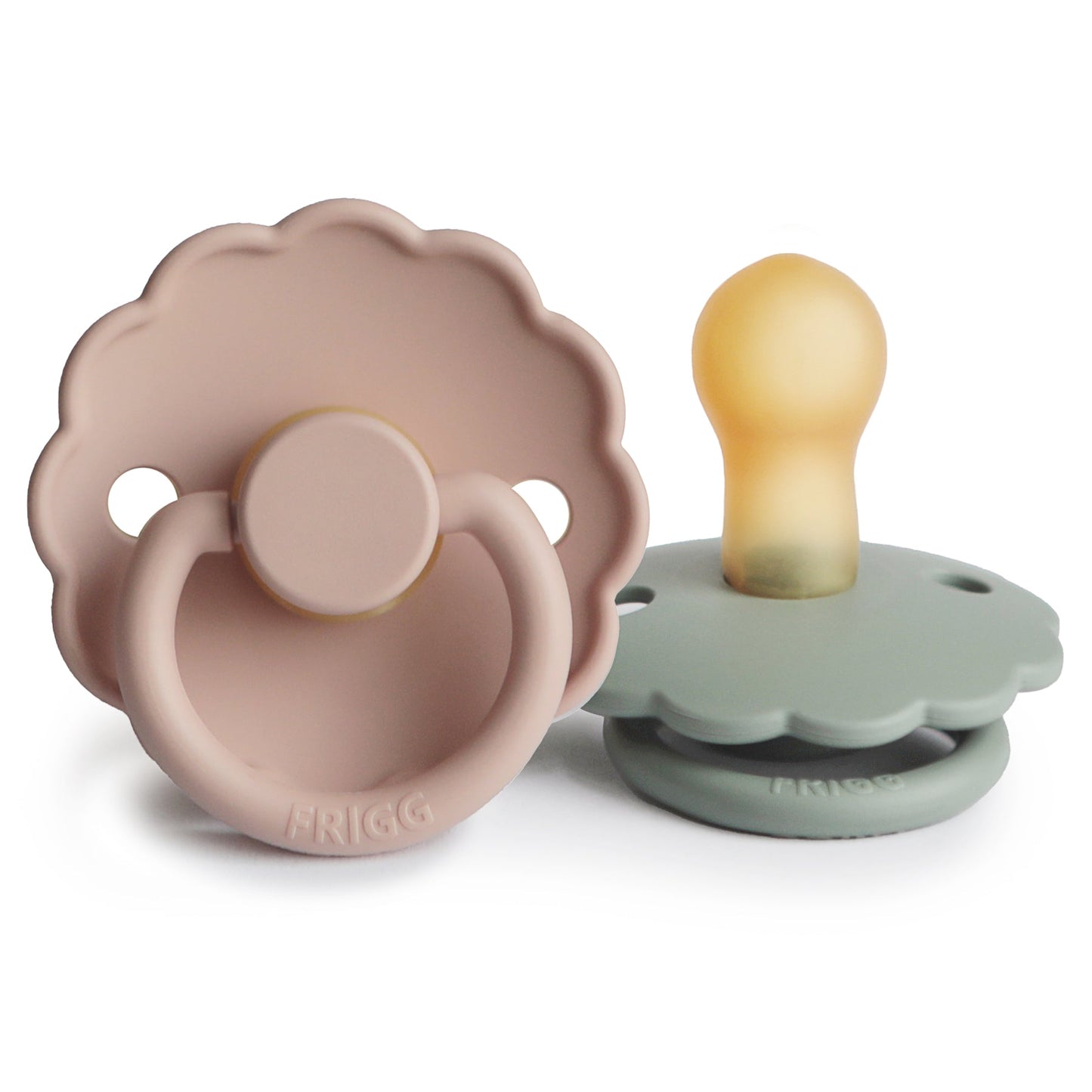 FRIGG Daisy Natural Rubber Pacifier 2-Pack