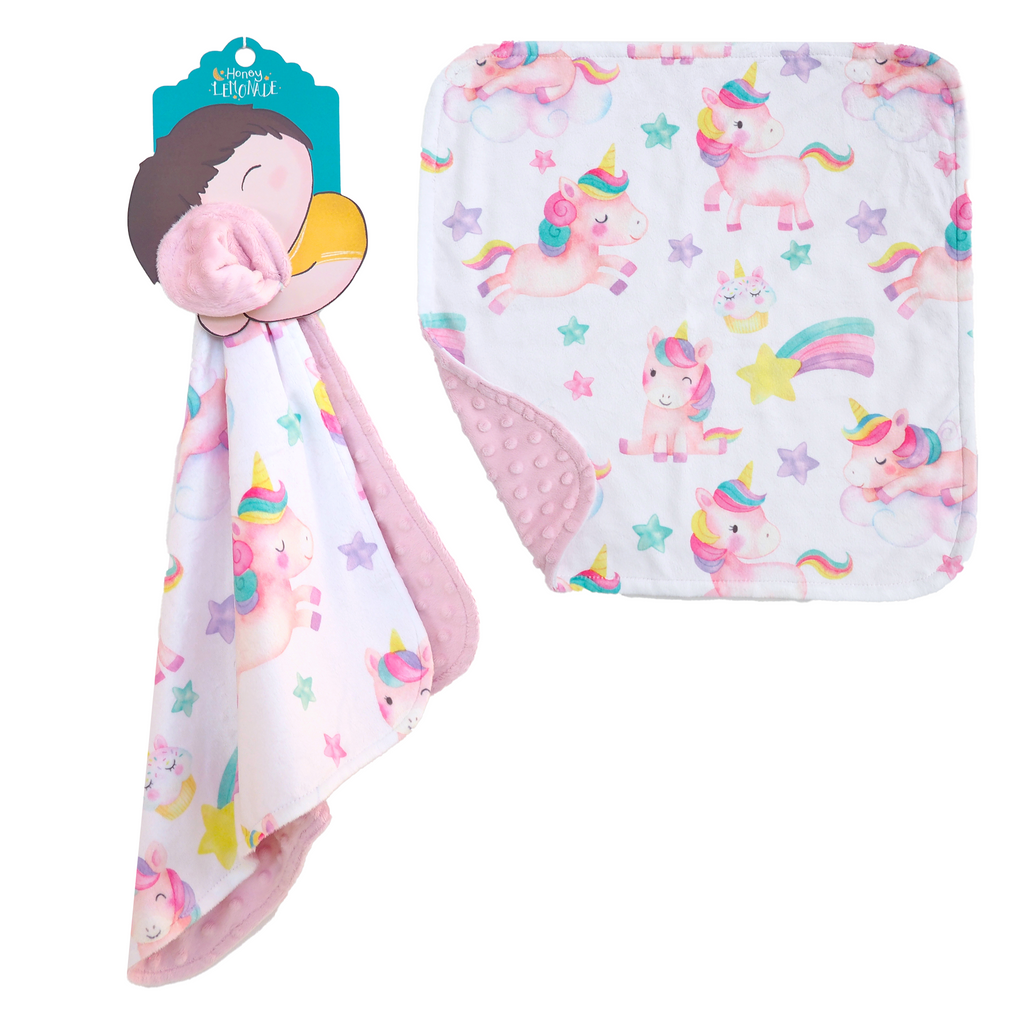 Mini Minky - Unicorns Blanket