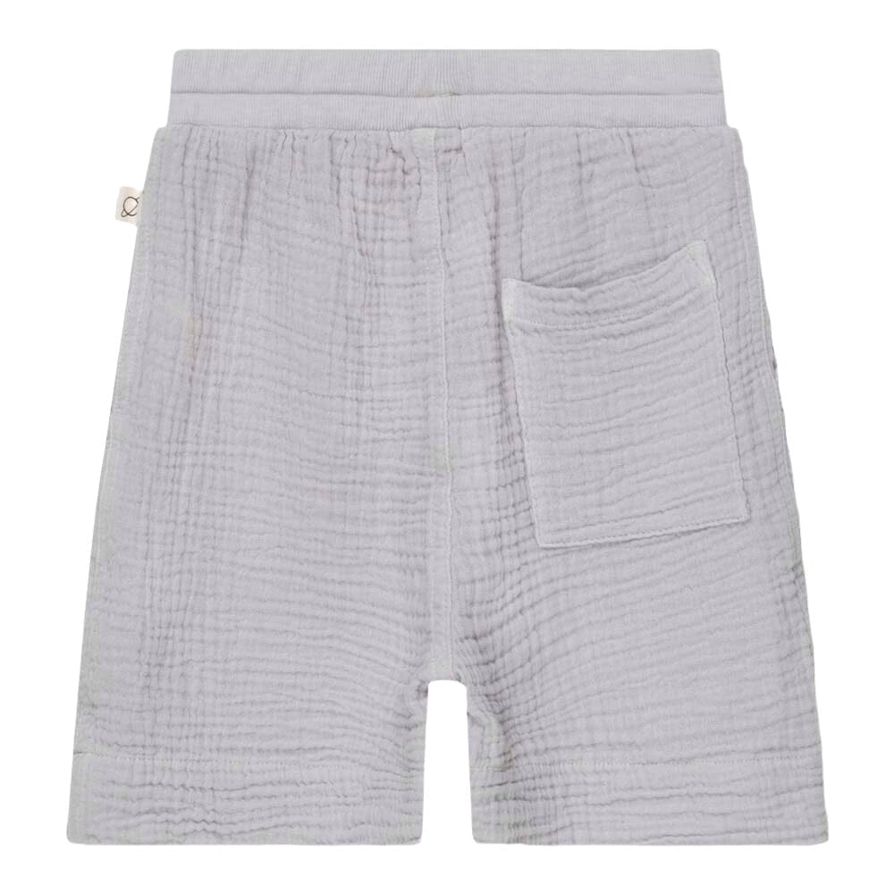 Gauze Bermuda Shorts - Soft Grey