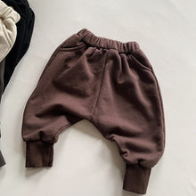 Load image into Gallery viewer, Toddler Harem Trousers Solid Color Cotton Kids Slim Leg Pants Bottoms
