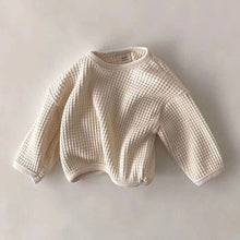Load image into Gallery viewer, Waffle Knit Baby Girl Boy Toddler Long Sleeve Top
