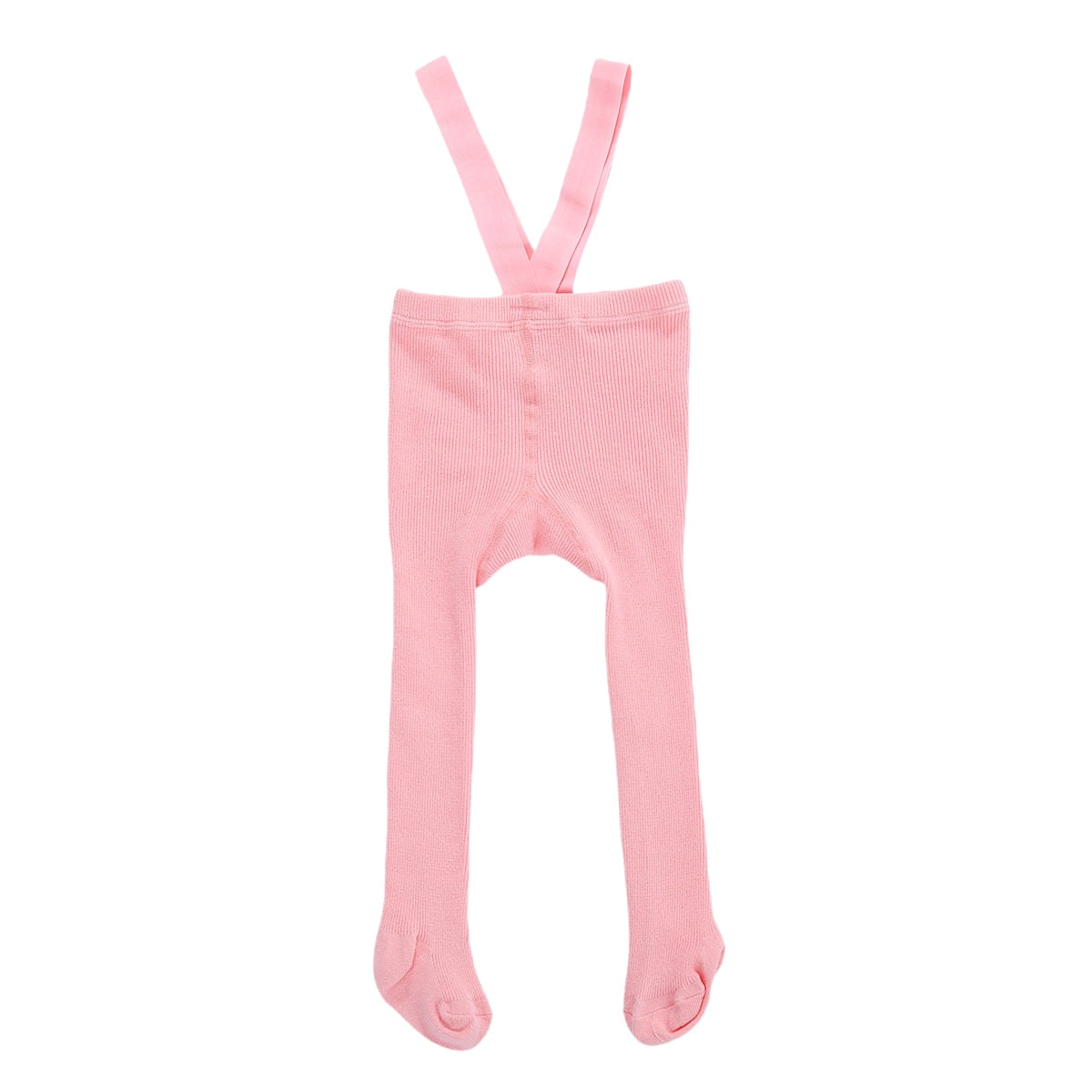 Baby Cotton Suspender Leggings Infants Baby Girls Boys Cute Solid Color High Waist Overall Leggings Tights Socks