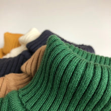 Load image into Gallery viewer, Toddler Baby Boy Girl Winter Autumn Kids Sweater Solid Pullover Turtleneck Knitwear Top
