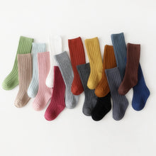 Load image into Gallery viewer, Baby Infant Boys Girls Knee High Long Socks Cotton Breathable Ribbed Soft Kids
