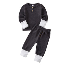Load image into Gallery viewer, Toddler Baby Girl Boy Clothes Set Cotton Long Sleeve Top Pants Infant Outfits Set
