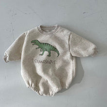 Load image into Gallery viewer, Dino New Baby Toddler Girl Boy Dinosaur Long Sleeve Soft Cotton Fleece Bubble Romper
