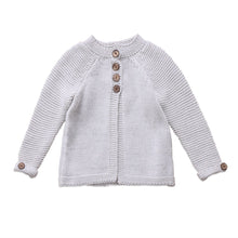 Load image into Gallery viewer, Toddler Kids Baby Girl Knit Sweater Button Top
