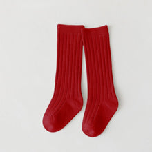 Load image into Gallery viewer, Baby Infant Boys Girls Knee High Long Socks Cotton Breathable Ribbed Soft Kids
