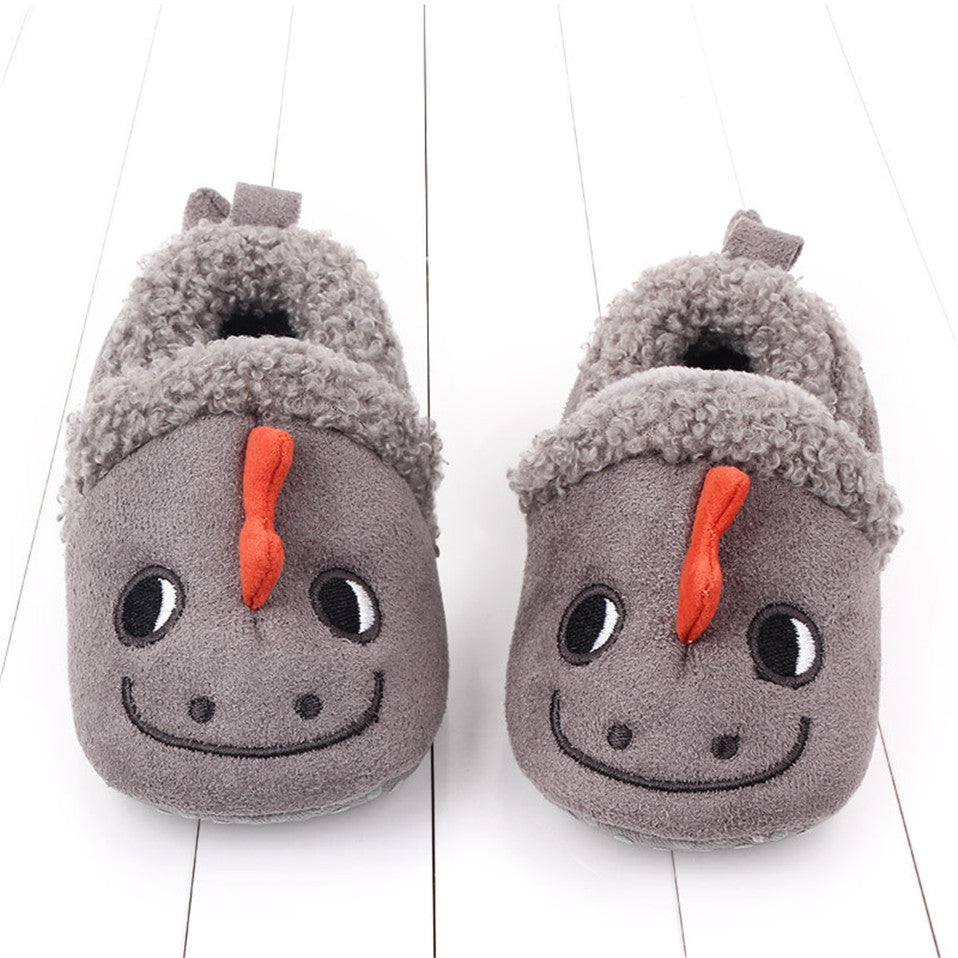 Newborn Infant Baby Shoes Anti-slip First Walker Animal Slippers