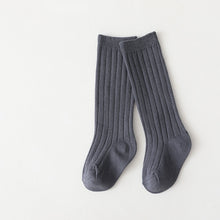Load image into Gallery viewer, Baby Infant Boys Girls Knee High Long Socks Cotton Breathable Ribbed Soft Kids
