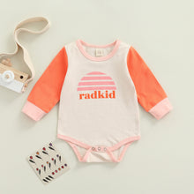 Load image into Gallery viewer, Rad Kid Newborn Infant Baby Boy Girl Long Sleeve Neutral Color Romper
